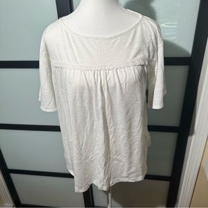 *New** lucky brand white top size small